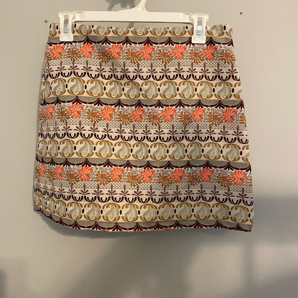 Loft pattern mini skirt